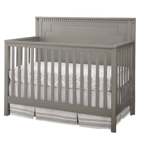 Eastern Shore Emery Panel Convertible Crib in Gray