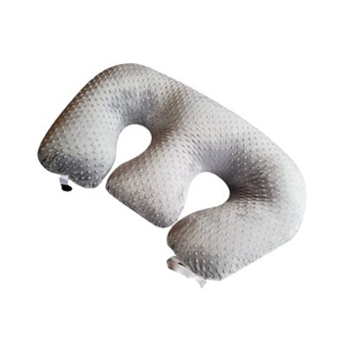The Twin Z-Pillow 6 uses in 1 Twin Pillow ! Breastfeeding, Bottlefeeding, Tummy0 Time, Reflux, Support and Pregnancy Pillow!(Gray)