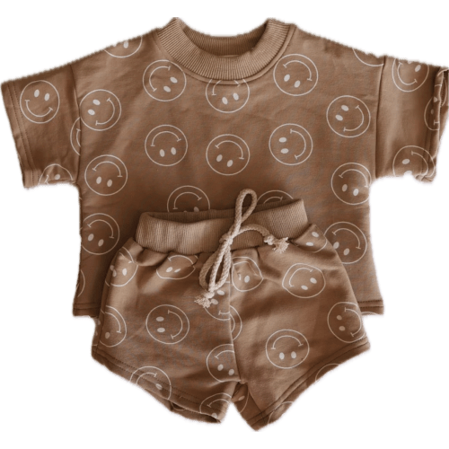 Short Set | Just Smile Tan – August + Willow