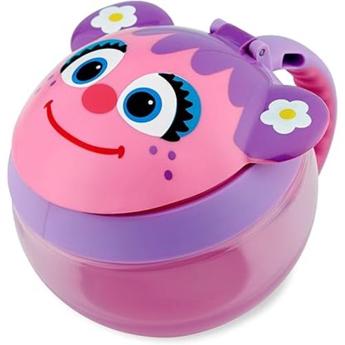 Skip Hop x Sesame Street Baby Snack Container, Toddler Snack Cup, Abby Cadabby