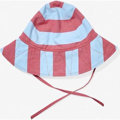 3-6M - Noe Baby Hat, Cherry Stripe - Oso & Me | Maisonette
