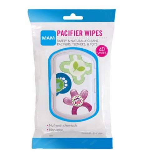 MAM 40-Pack Pacifier Wipes - WHITE - 40 COUNT