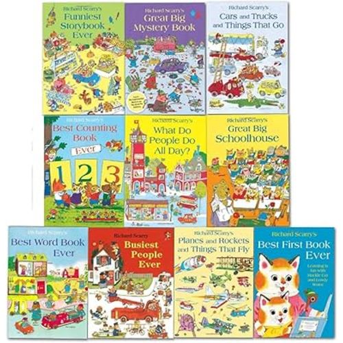 Scarry 10 Book Set