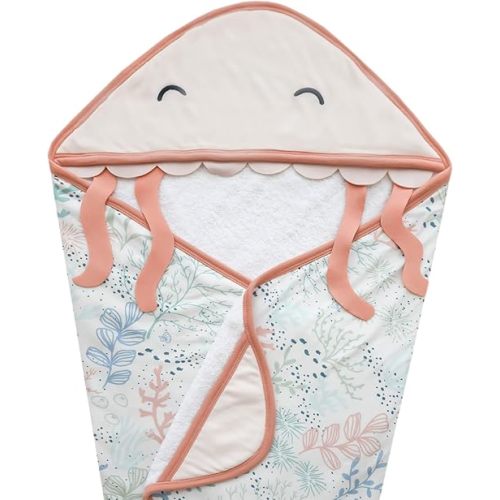 Copper Pearl Hooded Bath Towels Premium Knit/Terry Cloth Baby Towels with Hood, Pockets, and Cool Designs - Great to Gift and Make Bath Time Fun - Baby Bath Towel, Cora
