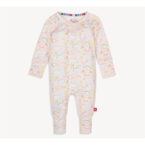 So-Fish-Ticated Modal Magnetic Convertible Grow With Me Coverall, 3-6 M