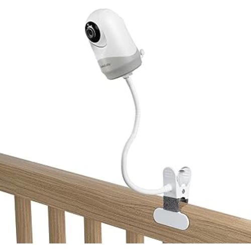 HOLACA Baby Monitor Mount Flexible Twist Stand for Hellobaby HB6550/HB6558/HB65/HB66/HB40/HB248 and Blemil Baby BL9052-2,JUAN2215 and VTimes302 Babymonitor Camera Other with 1/4Threaded Hole,ClipMount