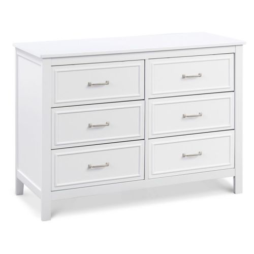 DaVinci Charlie 6-Drawer Double Dresser - White