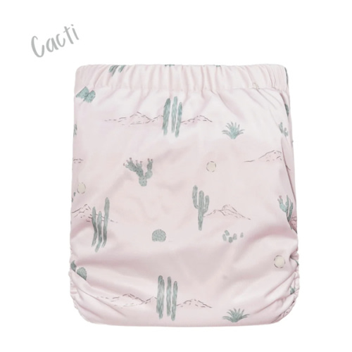 Cacti "The Elite Double Gusset Pocket Diaper" + insert set by Happy BeeHinds