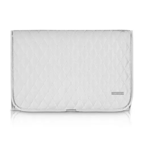 Portable Diaper Changing Pad Stylish & Chic by AMILLIARDI for Travel w/Baby, Infant & Newborn, Changing Mat Portable (Grey)