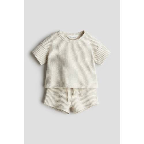 2-Piece Waffled Cotton Set