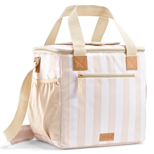 Fit & Fresh, 24-Can Soft Cooler Bag Insulated Leak Proof, Portable Soft Cooler, Large Cooler, Soft Sided Cooler Bag, Travel Cooler, Pina Colada