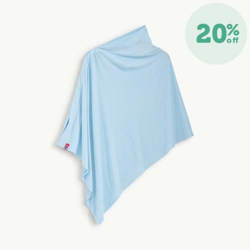 blue modal magnetic nursing poncho scarf – Magnetic Me