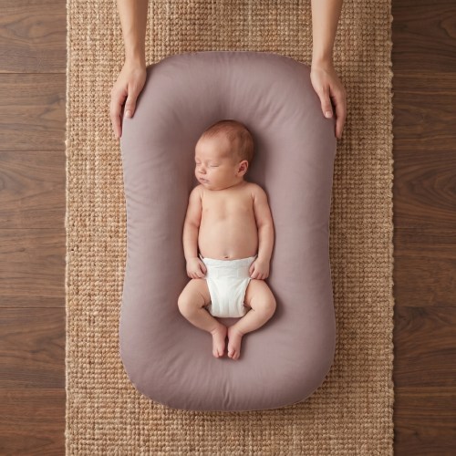 Little Manta Pastel Baby Lounger Nest