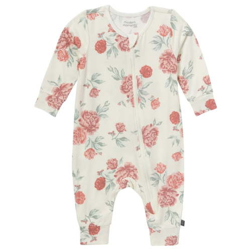 Modern Moments by Gerber Baby Neutral S uper Soft Long Sleeve Coverall, Sizes Newborn - 12 Months