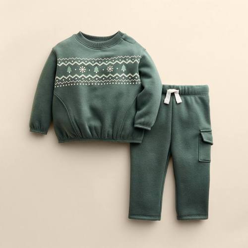 Baby Little Co. by Lauren Conrad 2-Piece Seamed Crew & Pants Set