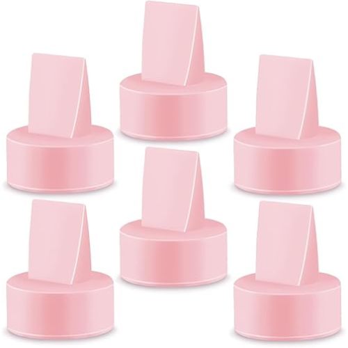 Maymom Duckbill Valves Compatible with Spectra S1 Spectra S2 Spectra 9 Plus Synergy Gold Not Original Spectra Replacement Pump Parts (Pink, 6ct)