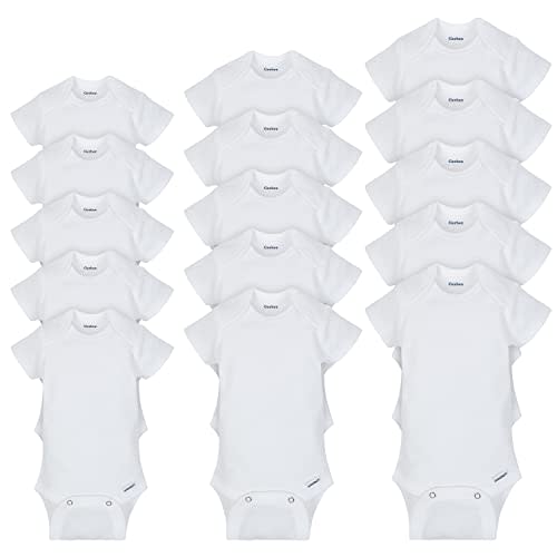 Gerber Unisex Baby 15 Piece Onesies Bodysuit Multi Size Pack