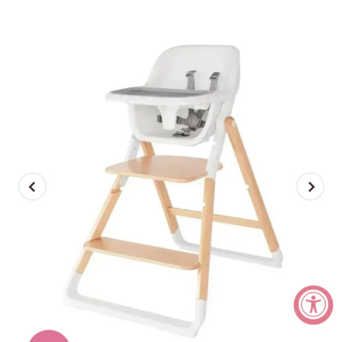 Ergobaby - Evolve High Chair, Natural Wood (Kitchen Helper Piece is sold separately)
