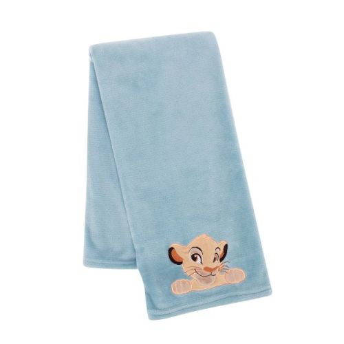 Lambs & Ivy Lion King Adventure Baby Blanket: Fleece, 40" x 30", Animal Pattern