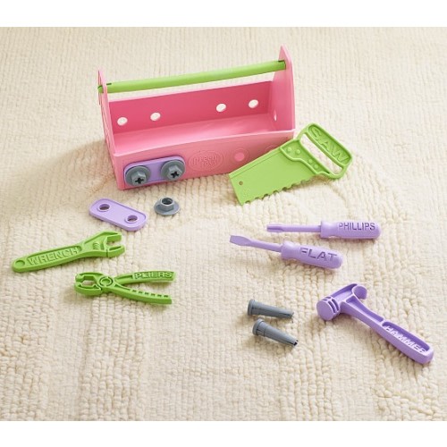 Green Toys® Pink Tool Set | Pottery Barn Kids