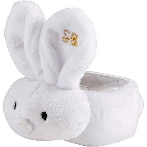 Stephan Baby Inspriational Boo-Bunnie Comfort Toy + Boo Cube, White