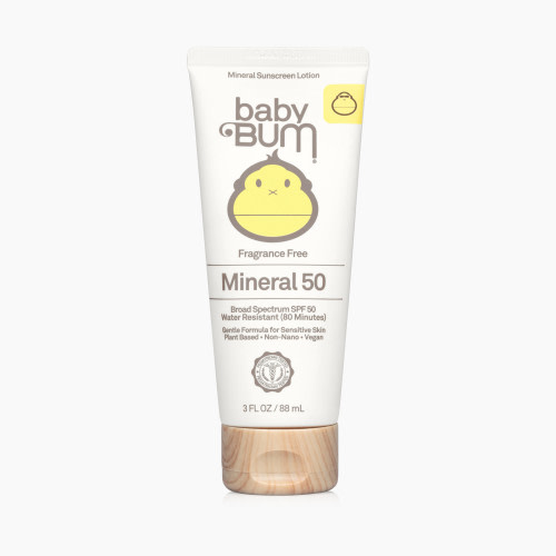 Baby Bum SPF 50 Mineral Sunscreen Lotion - Fragrance Free, 3 fl oz