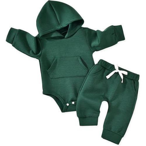 Aalizzwell Infant Baby Winter Hoodie Outfit
