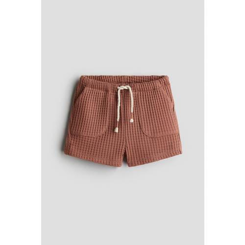 WAFFLED JERSEY SHORTS