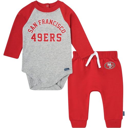 Gerber Baby NFL Onesie Bodysuit and Jogger Set, 49Ers, 0-3 Months