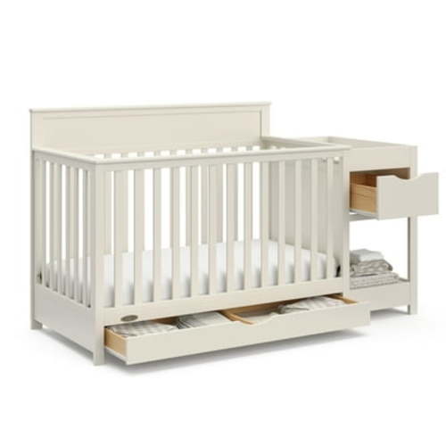 Graco Shiloh Convertible Baby Crib and Changer, Frosted Oat