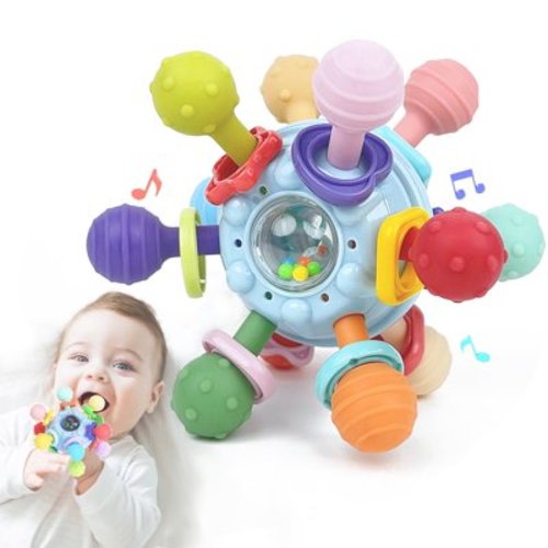 Cerbru Learning Developmental Toys Gifts for Infant, Blue
