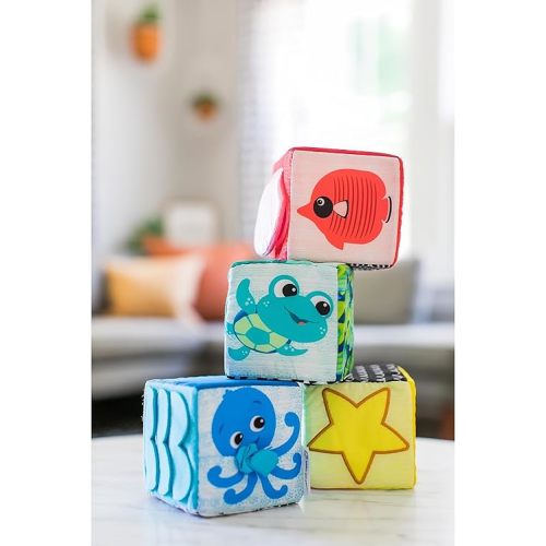 Baby Einstein Explore & Discover Soft Blocks Toys, Ages 3 months +
