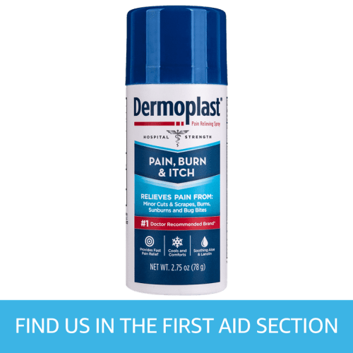 Dermoplast Pain Relief Spray for Minor Cuts, Burns and Bug Bites, 2.75 oz