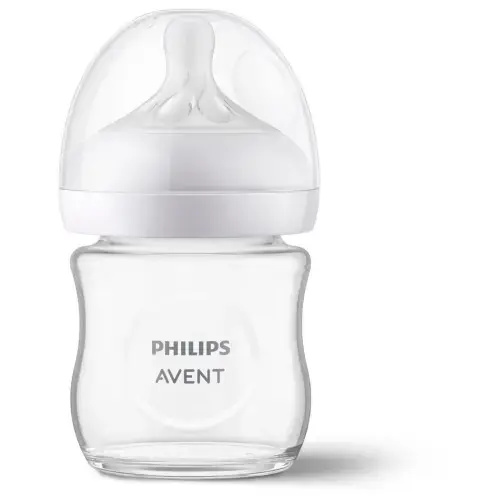 Phillips Avent Natural Response Glass Baby Bottle 120ML