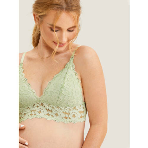 Lace Plunge Nursing Bralette