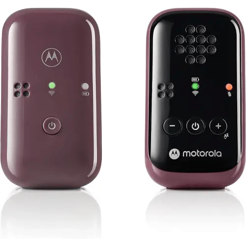 Motorola PIP12 Travel Baby Monitor - Audio-Only Portable Baby Monitor with Rechargeable Batteries, No Wi-Fi Baby Travel Essential, Long-Range Child Safety, Includes Water-Resistant Travel Case
