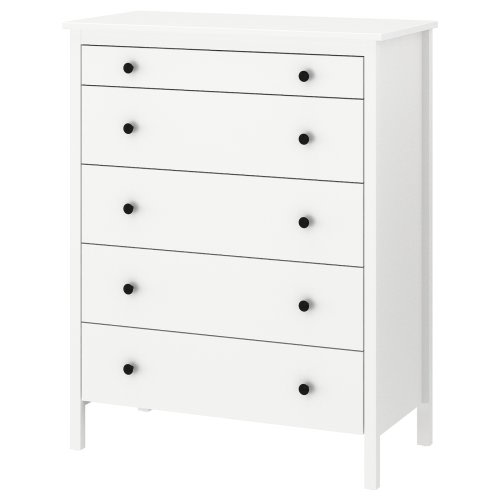 KOPPANG 5-drawer chest - white 35 3/8x44 7/8 "