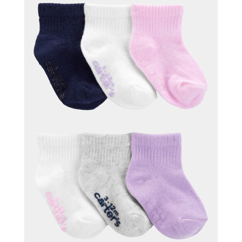 Baby Girl 6-Pack Ankle Socks | Carter's