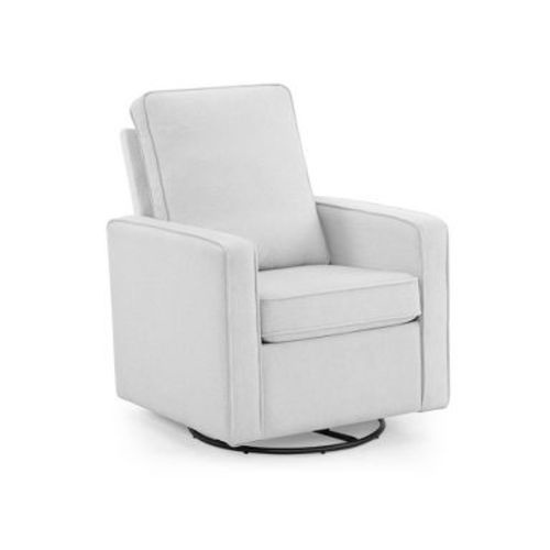 Delta Children Luna Nursery Glider Swivel Rocker Chair - Dovetail Gray