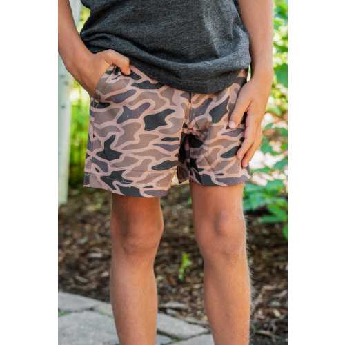 Youth Everyday Short - Gauge Camo - Black Pocket – BURLEBO
