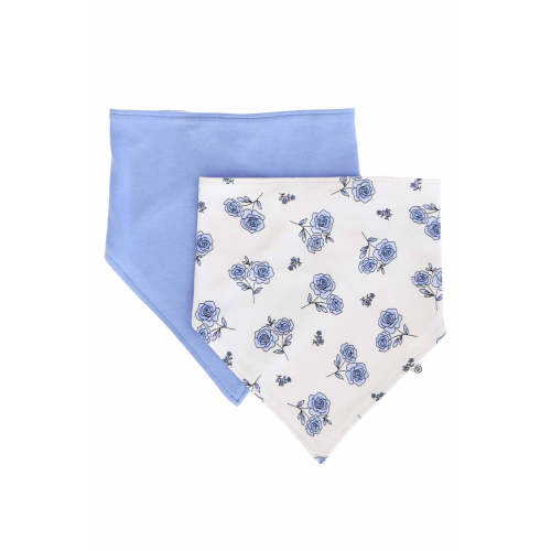 Sapphire Garden Bandana Bib Set | Caden Lane