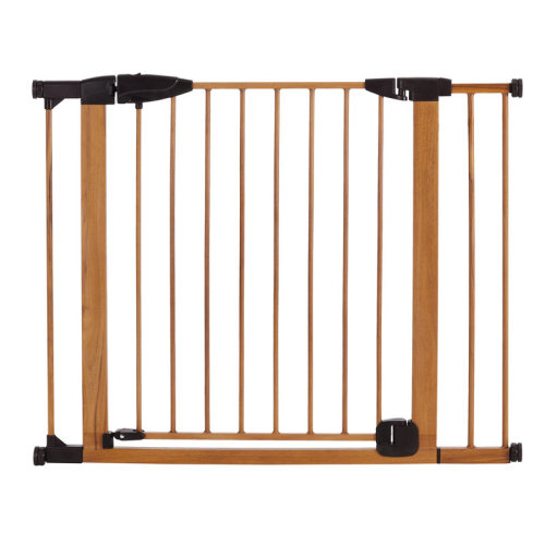 Toddleroo by North States Woodcraft Steel Auto Close Baby Safety Gate | Wayfair