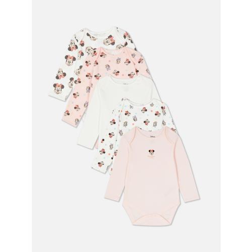 5-Pack Disney’s Minnie Mouse/Daisy Duck Bodysuits