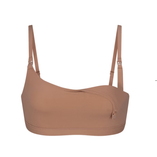 FITS EVERYBODY MATERNITY NURSING SCOOP BRALETTE | SAND