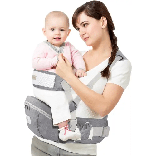 Baby Hip Seat Carrier, Ergonomic Waist Stool for Child Infant with Adjustable Strap Pocket Soft Base, Baby Hip Carrier for Newborns & Toddlers
