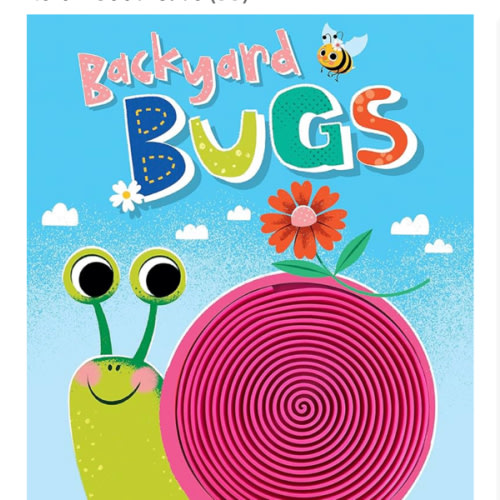 Backyard Bugs - Touch and Feel Board Book - Sensory Board Book (Touch & Feel Sensory Board Books for Baby & Toddler Time)