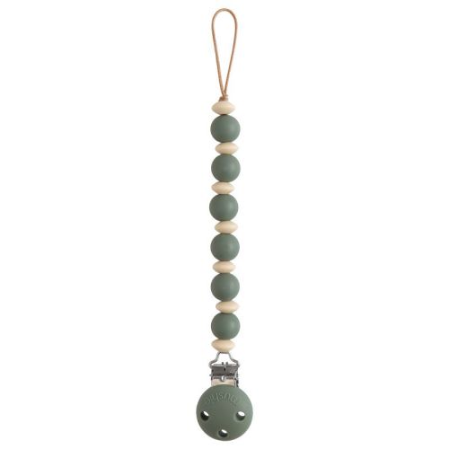 Silicone Pacifier Clip | Luna Dried Thyme One Size