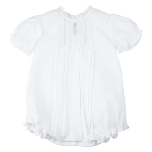 Pintucks & Lace Bubble | Feltman Brothers- White NB