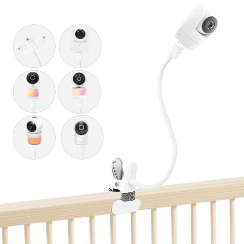 Baby Monitor Mount for VTech VM901/928HD/5263, RM5754HD/5755HD/5764HD/7764HD/5766HD/7766HD, BM5254, Leapfrog LF915HD/LF920HD/LF925HD/LF930HD/LF815HD/LF1726FHD/LF2936FHD, 16" Clip Mount