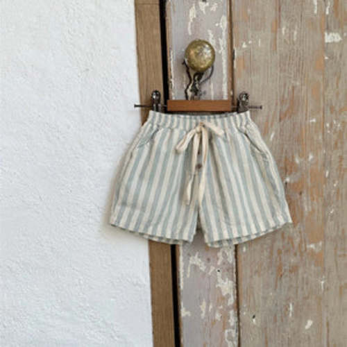 Linen Striped Shorts – Teeny Mini Me